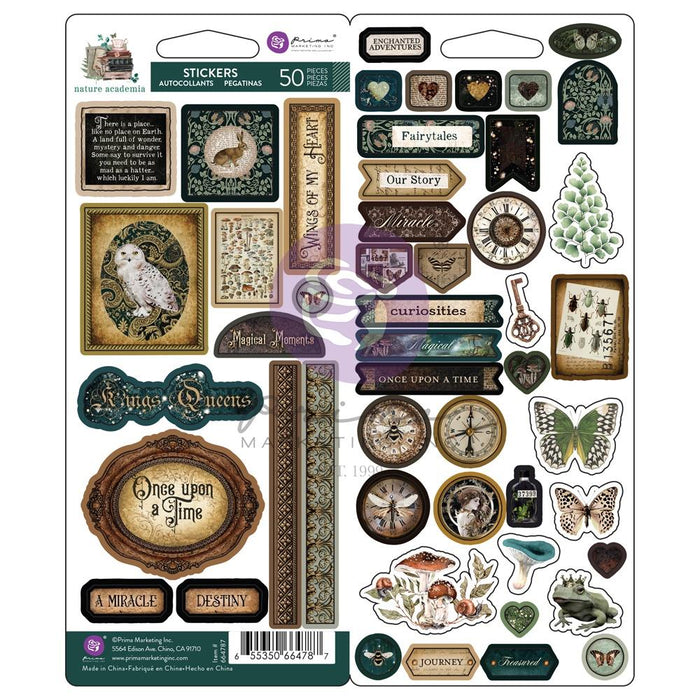 Prima Marketing - Nature Academia Collection - Stickers 50/Pkg