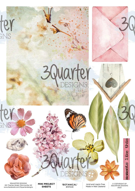 3Quarter Designs - Botanical Brights - Mini Project Sheet - Root & Company
