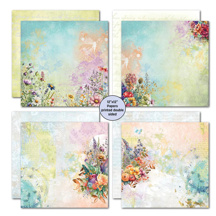 3Quarter Designs - Heavenly Wildflowers 12x12 Scrapbook Collection - Root & Company