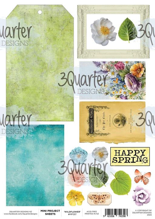3Quarter Designs Heavenly Wildflowers - Mini Project Sheet - Root & Company