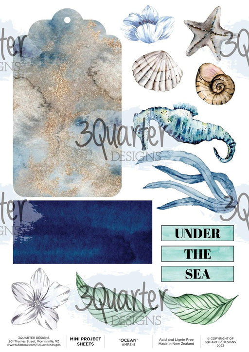 3Quarter Designs - Ocean Lovers - Mini Project Sheet - Root & Company