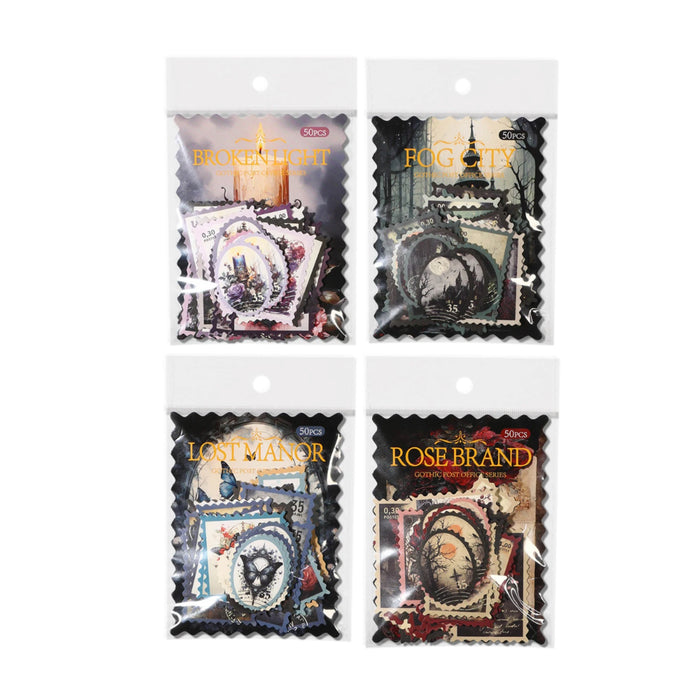 Gothic Post Office Sticker Series (50 pcs)