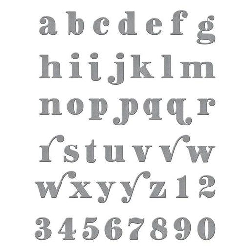 Be Bold Lowercase Alphabet And Numbers Etched Dies From The Be Bold Collection - Root & Company