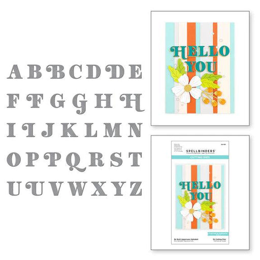 Be Bold Uppercase Alphabet Etched Dies From The Be Bold Collection - Root & Company