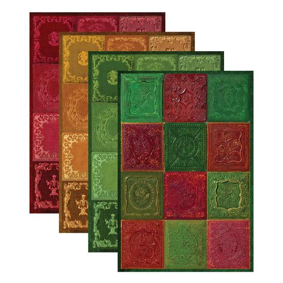 Christmas Velvet 6 X 9-Inch Paper Pad From The Christmas Flea Market Finds Collection By Cathe Holden - Root & Company