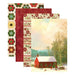 Christmas Velvet 6 X 9-Inch Paper Pad From The Christmas Flea Market Finds Collection By Cathe Holden - Root & Company