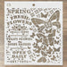 Ciao Bella Texture Stencil 8x8 Spring Fresh Flowers - Root & Company