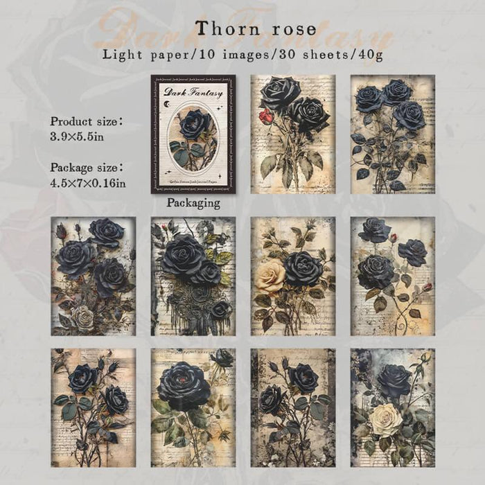 Dark Fantasy Series Paper - Thorn Rose - Root & Company