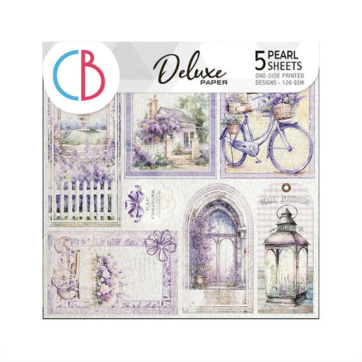 Deluxe Morning In Provence Paper Pearl 6"x6" 5/Pkg - Root & Company
