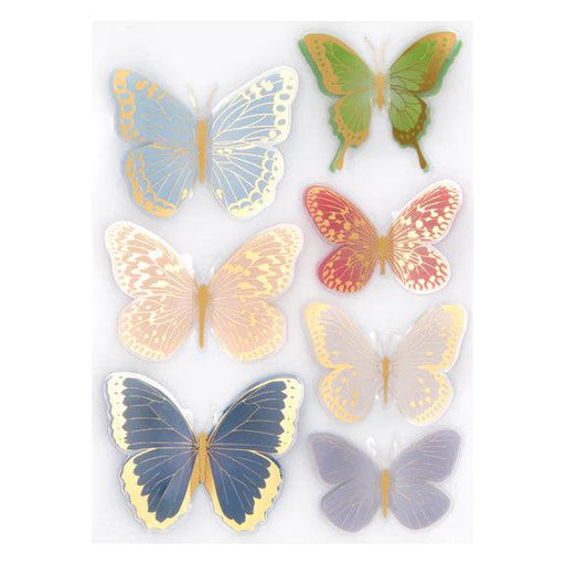 Dimensional Autumn Butterfly Stickers From The Serenade Of Autumn Collection - Root & Company