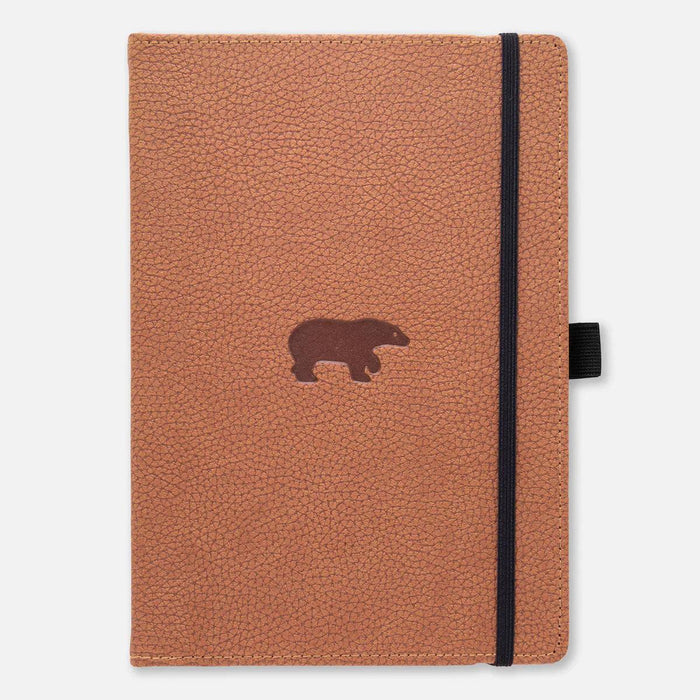 Dingbats* A4+ Hardcover Wildlife Collection - Bear, Plain - Root & Company