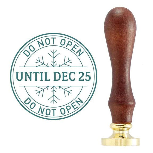 Do Not Open Wax Seal Stamp From Sealed For The Holidays Collection - Root & Company