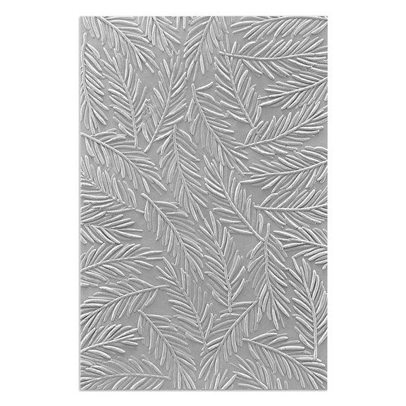 Evergreen 3D Embossing Folder From The Sealed For Christmas Collection - Root & Company