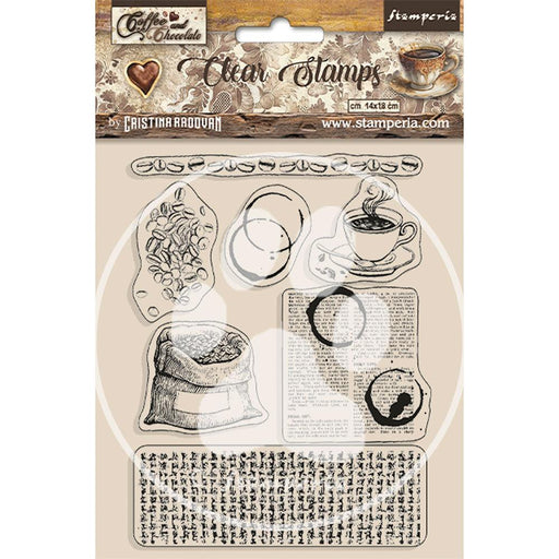 Acrylic stamp - Coffee and Chocolate Elements - Root & Company