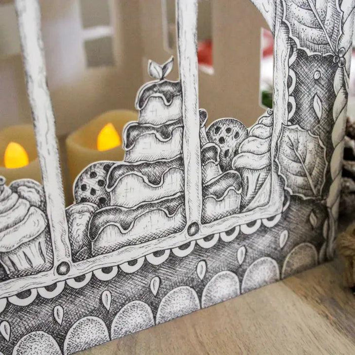 Gingerbread Sweet Shop | Paper Pop-Up Decoration - Root & Company