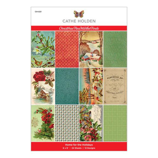 Home For The Holidays 6 X 9-Inch Paper Pad From The Christmas Flea Market Finds Collection By Cathe Holden - Root & Company