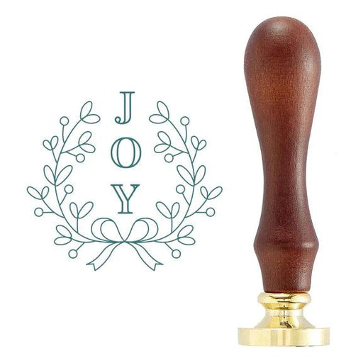 Joy Swag Wax Seal Stamp From Sealed For The Holidays Collection - Root & Company