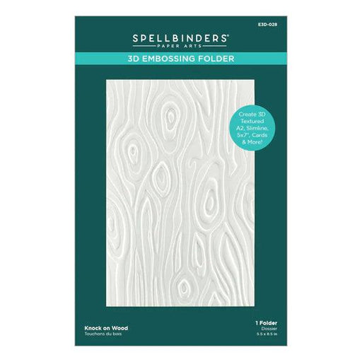 Knock On Wood 3D Embossing Folder - Root & Company