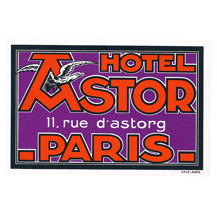 Bonjour Paris - Travel Label Sticker Box - Root & Company