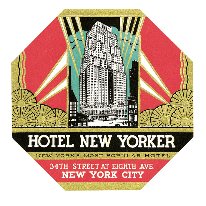 Grand Hotels - Travel Label Sticker Box - Root & Company