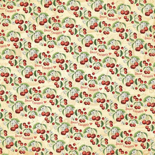 Life's A Bowl Of Cherries Collection - 12 x 12 Double Sided Paper - Pretty Please - Root & Company