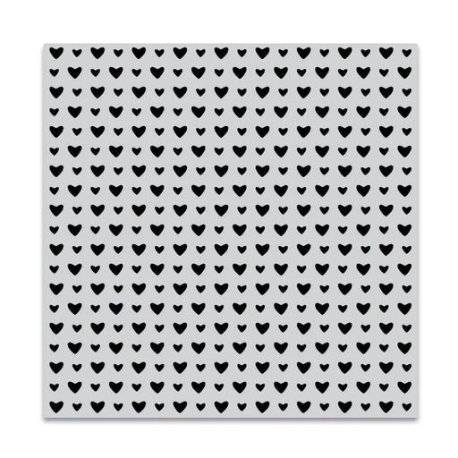 Mini Hearts Bold Prints Rubber Cling Stamp - Root & Company