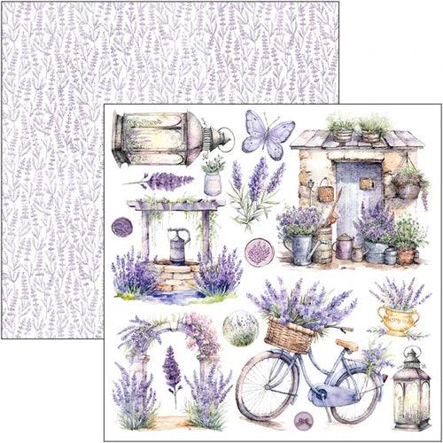 Morning In Provence Fussy Cut Pad 6"x6" 24/Pkg - Root & Company