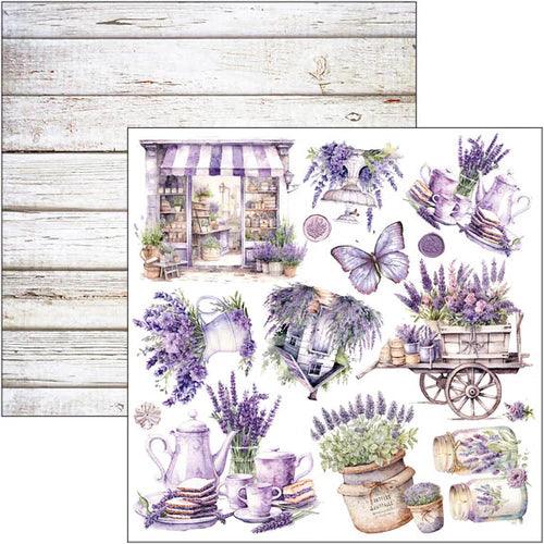 Morning In Provence Fussy Cut Pad 6"x6" 24/Pkg - Root & Company