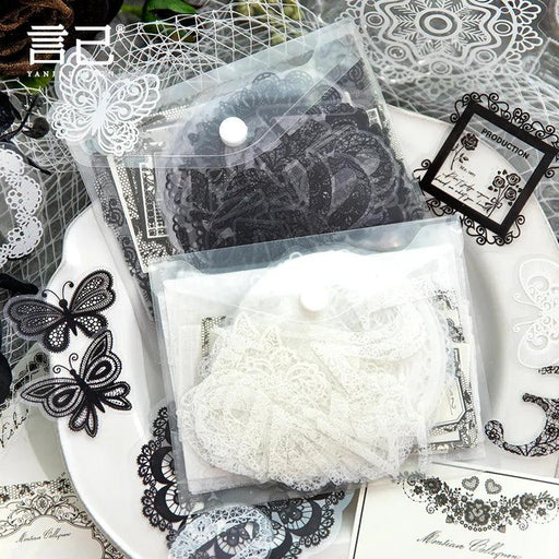 Night and Day 110pcs Scrapbook Lace Set - Root & Company