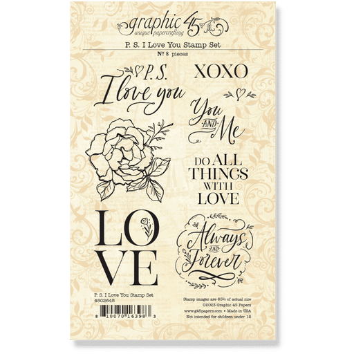 P.S. I Love You 4×6 Stamp Set - Root & Company