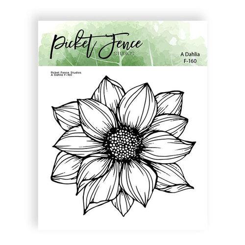 Picket Fence Studios - Clear Photopolymer Stamps - Dahlia - Root & Company