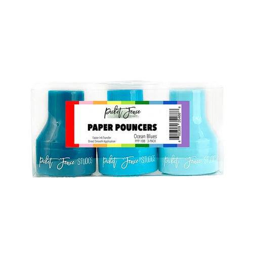 Picket Fence Studios - Paper Pouncers - Ocean Blues - 3 Pack - Root & Company