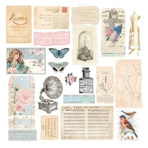 Prima French Blue Collection Ephemera Icons - Root & Company