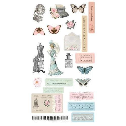 Prima French Blue Collection Puffy Stickers - Root & Company