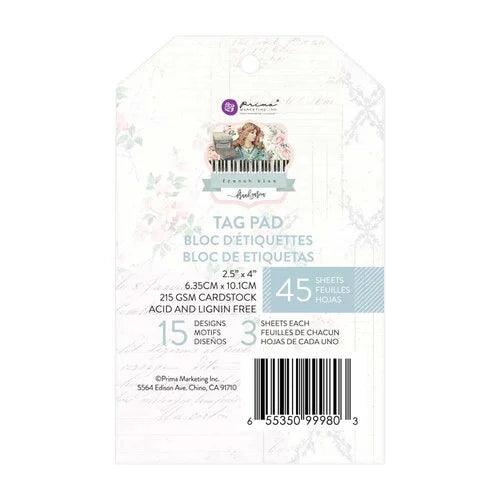 Prima French Blue Collection Tag Pad - Root & Company