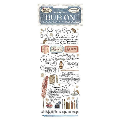Rub-On - Vintage Library Calligraphy - Root & Company