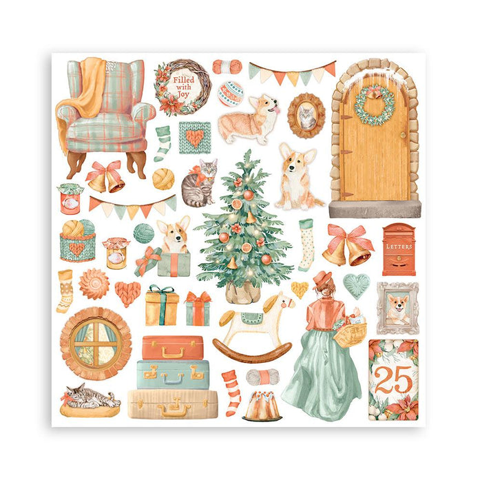 Scrapbooking Pad 10 Sheets 12"x12" - All Around Christmas - Root & Company
