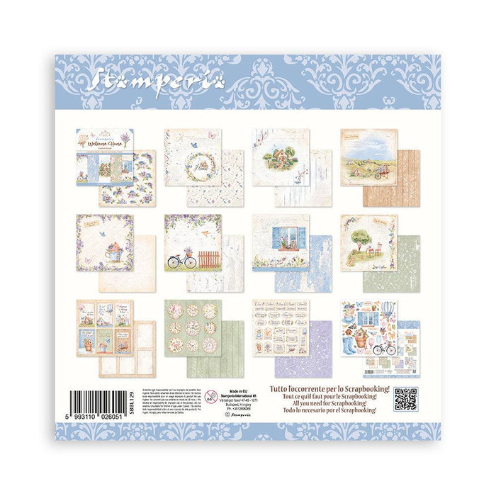 Scrapbooking Pad 10 sheets 12"x12" - Create Happiness Welcome Home - Root & Company