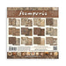 Scrapbooking Small Pad 10 Sheets 8"x8" Background Selection - Coffee and Chocolate - Root & Company