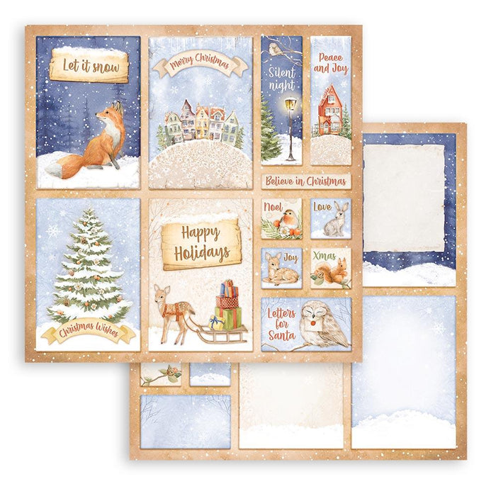 Scrapbooking Small Pad 10 Sheets 8"X8" - Winter Valley - Root & Company