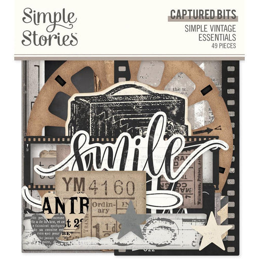 Simple Stories - Simple Vintage Essentials Collection - Ephemera - Captured Bits and Pieces - Root & Company