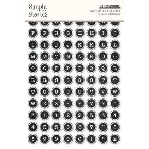 Simple Stories - Simple Vintage Essentials Collection - Sticker Book - Root & Company