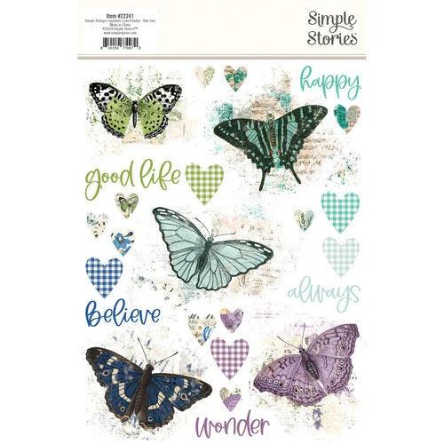 Simple Stories - Simple Vintage Essentials Color Palette Collection - Rub Ons - Root & Company