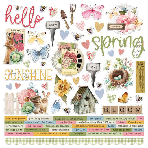 Simple Stories - Simple Vintage Spring Garden Collection - 12 x 12 Cardstock Stickers - Root & Company