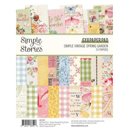 Simple Stories - Simple Vintage Spring Garden Collection - 6 x 8 Paper Pad - Root & Company