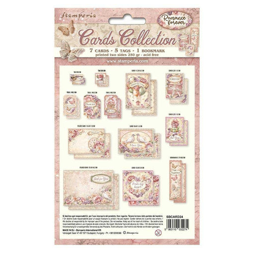 Stamperia Romance Forever Collection - Cards Collection - Root & Company
