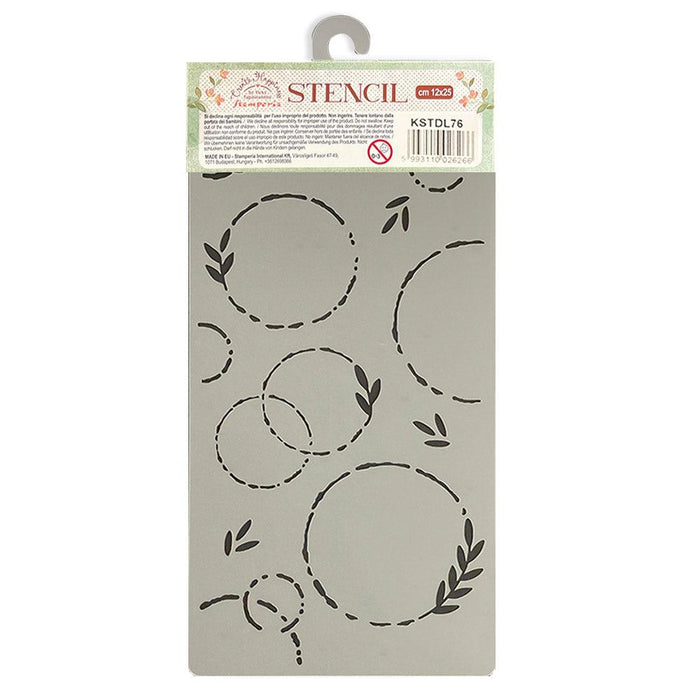 Thick Stencil - Create Happiness Welcome Home Garlands - Root & Company