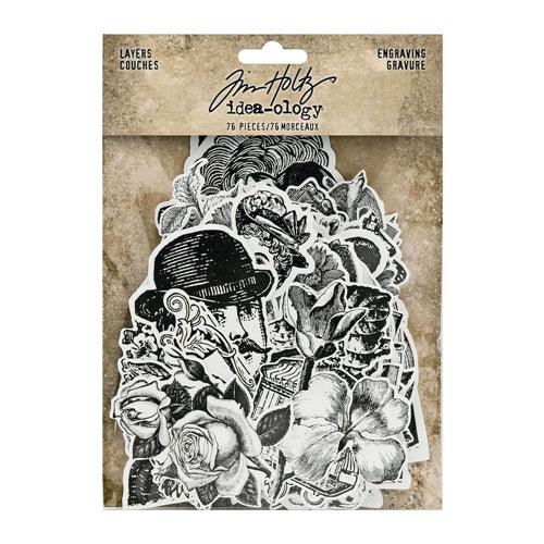 Tim Holtz Idea-ology ENGRAVING LAYERS - Root & Company
