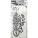 Tim Holtz Layering Stencil Damask Crest - Root & Company