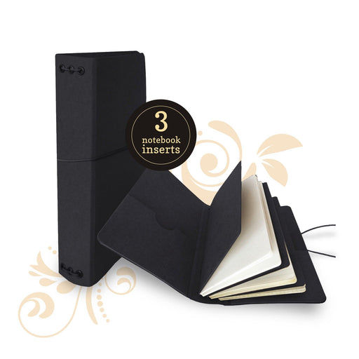 Travel Album with Notebook Set Black - Root & Company
